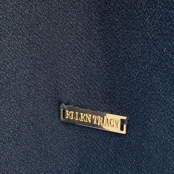 Ellen Tracy Black Blouse Size L - Picture 5 of 8